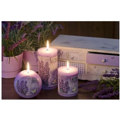 Świeca Bartek Kula 10cm, Lavender Provence - 2